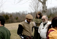 Baron Montgomery and Fr. Haroldson Conversing